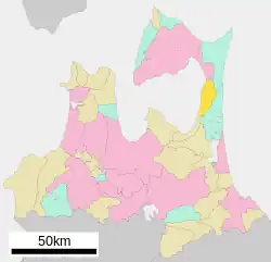 Location of Yokohama