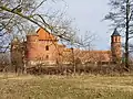 Reconstructed west wing of the castle.