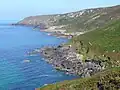 View to the east from Zennor Head