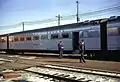 Zephyr coaches at Galesburg, 1968