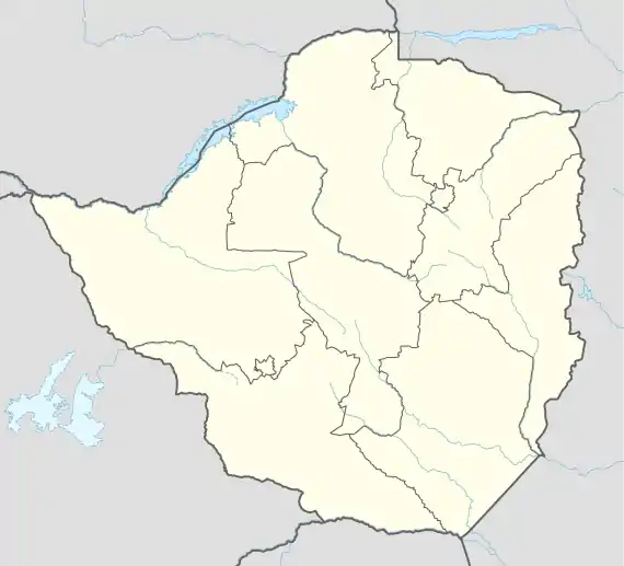 Mbalabala is located in Zimbabwe