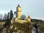 Zvíkov Castle in Bohemia, before 1270