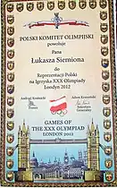 Nominacja olimpijska Łukasza Siemiona