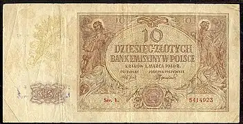 10 złotych „Reguła” awers