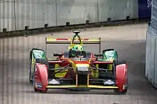 Lucas Di Grassi w samochodzie Spark-Renault SRT_01E podczas ePrix Londynu 2015