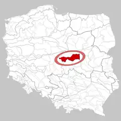 Mapa regionu