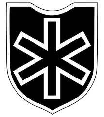 Runa Hagal jako symbol 6 DG SS "Nord".