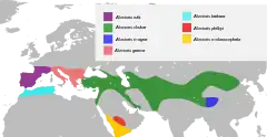 Mapa występowania