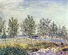 Alfred Sisley, Łąka na wsi, 1880