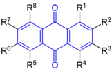 ogólna struktura antrachinonów