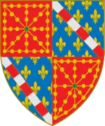 Herb królów Nawarry z dynastii Evreux