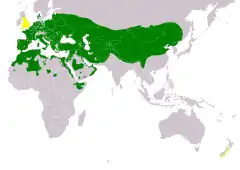 Mapa występowania