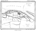 okolice Breskens w 1866 r.; widoczny Fort Fryderyka Henryka, na którego miejscu obecnie znajduje się osiedle domków jednorodzinnych