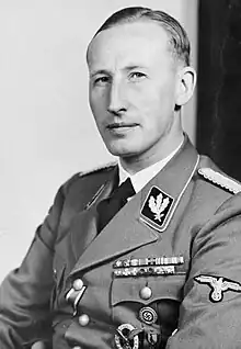 Reinhard Heydrich, pierwszy szef RSHA w latach 1939–1942. Sprawował swój urząd aż do zamachu z 1942. Po śmierci Heydricha funkcję szefa RSHA (1942-1943) pełnił Bruno Streckenbach.