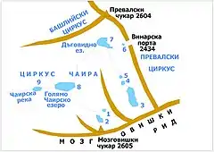 Mapka jeziora