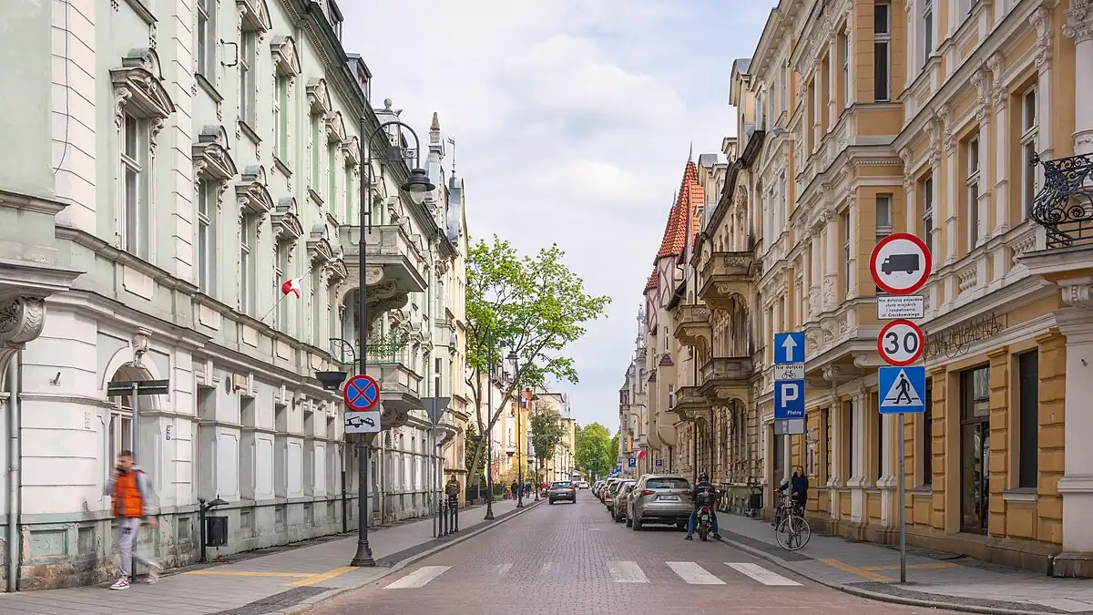 Widok od ul. Pomorskiej