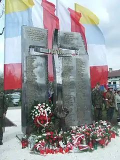 Krzyż Katyński w Wadowicach (2010)