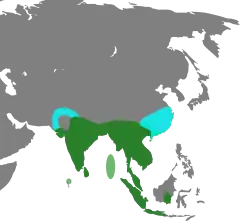 Mapa występowania