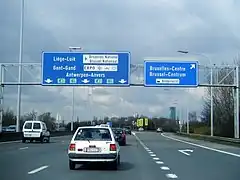 Trasa europejska E19 koło Brukseli