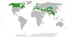 Mapa zasięgu