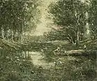 Kąpiący się, Woodland, 1915, kolekcja prywatna