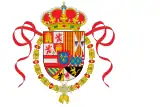 Bandera Burbonów (1701–1748).