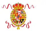 Bandera Burbonów (1748–1785).