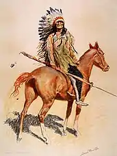 A Sioux Chief, 1901, litografia