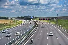 Autostrada A9 koło Garching (2007)