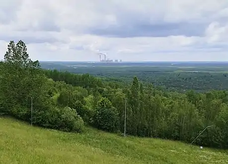 Widok na Elektrownię Bełchatów