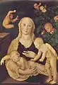 Hans Baldung, Madonna z Dzieciątkiem pośród winogron, około 1541-1543