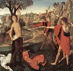 Hans Memling:Męczeństwo Św. Sebastiana