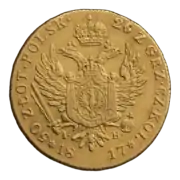 50 złotych polskich 1817 rewers