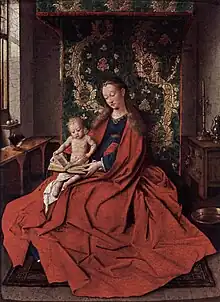 Jan van Eyck, Madonna z czytającym Dzieciątkiem, 1433