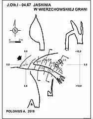 Plan jaskini