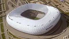 Stadion Allianz Arena w Niemczech, gra na nim FC Bayern Monachium