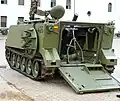 Amerykański transporter M113 w formie moździerza samobieżnego