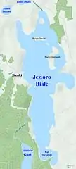 Mapka jeziora