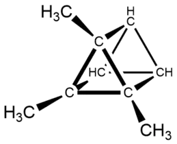 Budowa mezytylenu wg Ladenburga (1,2,6-trimetylopryzman)