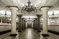 Stacja Awtowo, Metro w Petersburgu