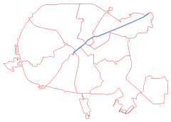 Plan przebiegu ulicy