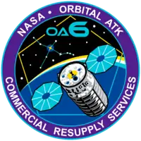 Emblemat Cygnus CRS OA-6