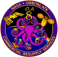 Emblemat Cygnus CRS OA-8E