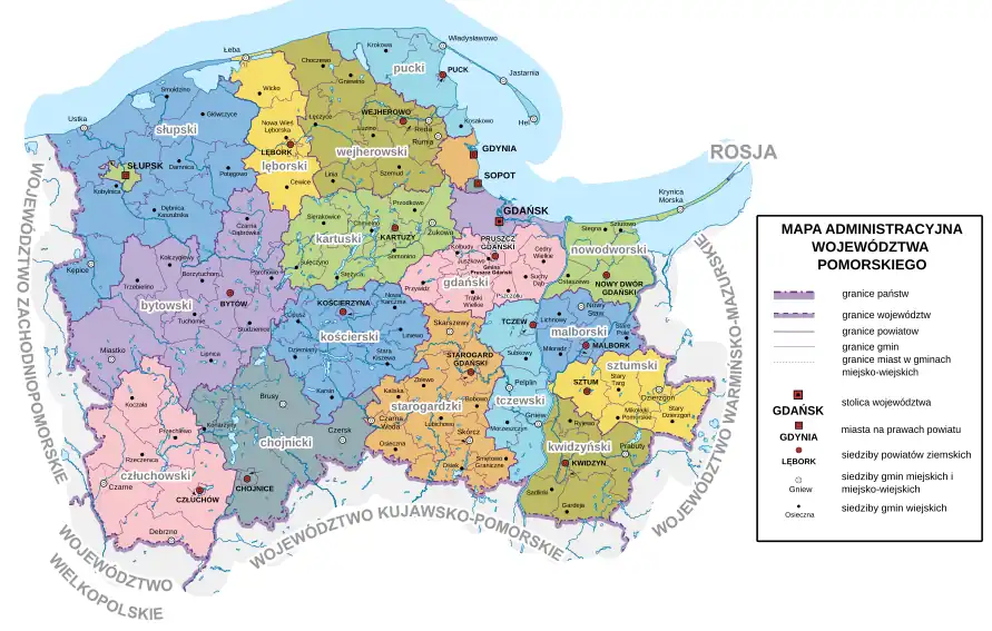 Plan województwa pomorskiego