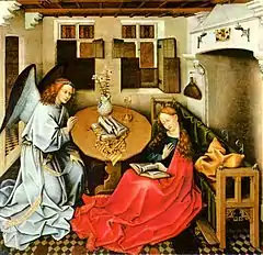 Robert Campin:Zwiastowanie