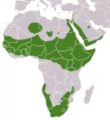 Mapa występowania