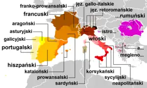 Mapa. Europa Zachodnia i Południowa. Granice państw. Różnokolorowe obszary