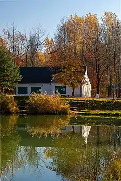 Rybaczówka Sosnowiec na Szlaku rowerowym Dawnego Pogranicza