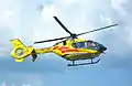 Eksploatowany przez LPR w Sanoku helikopter Eurocopter EC135 (SP-HXK) - (Ratownik 10)