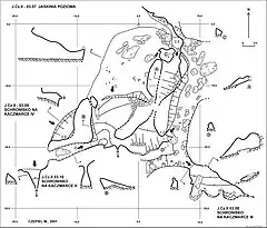 Plan jaskini